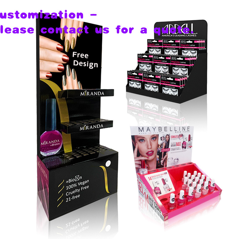 Beauty Makeup Stores - Индивидуальный картонный стенд для демонстрации косметики,