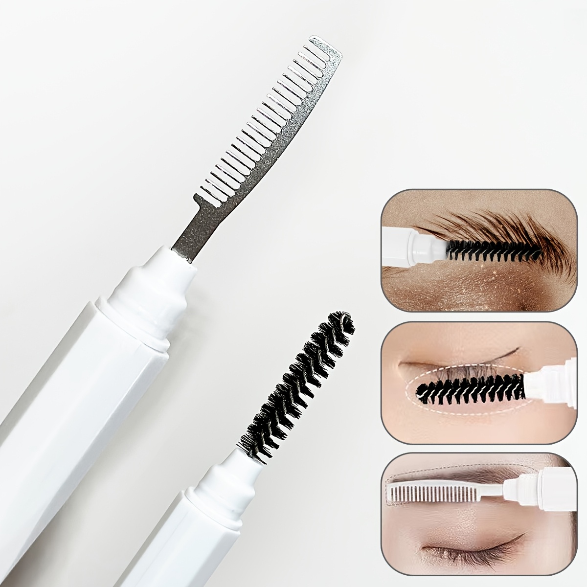 Beauty Makeup Vanity - Двусторонняя расческа для бровей и ресниц,