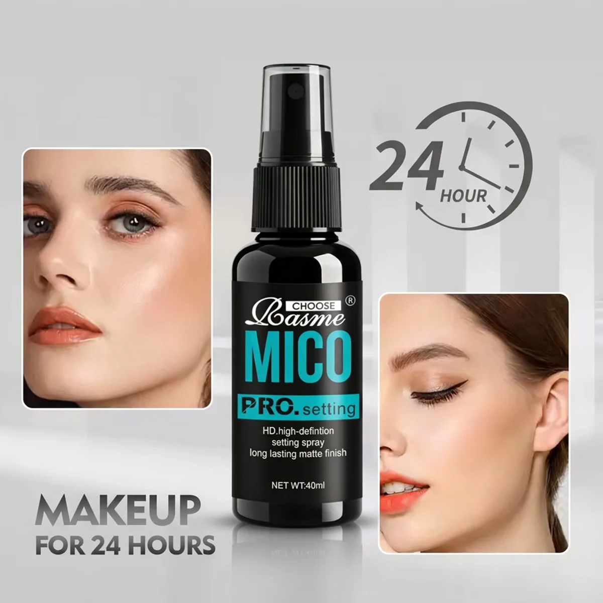 Makeup Fixing Mist - Спрей для макияжа Rasme MICO: матовый,